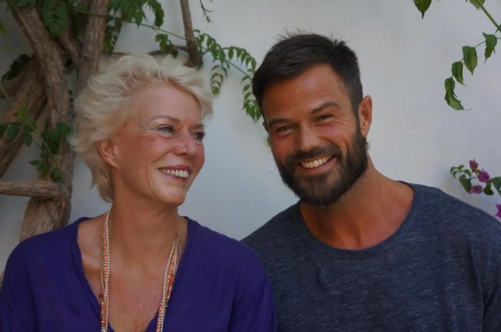Jessica Larive met Arie Boomsma